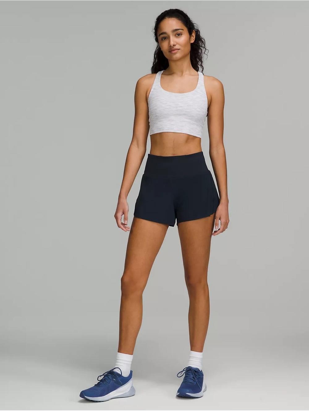 lululemon athletica Black High-Waist Athletic Shorts